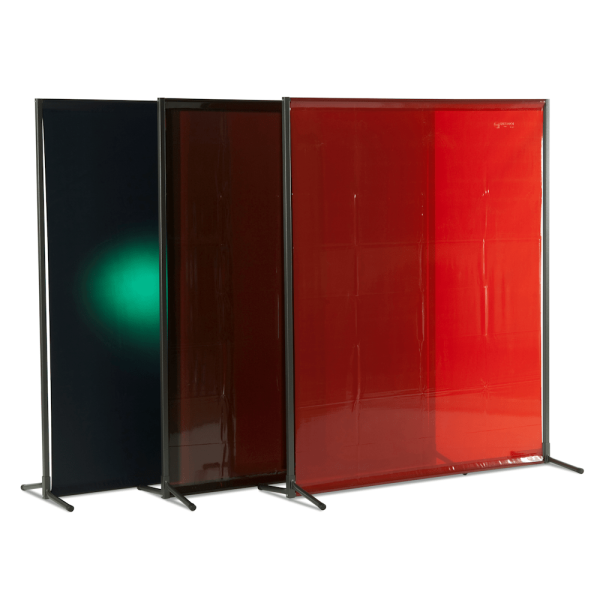 Stellwand / Schutzwand VIPER 1460 mit Spannvorhang 1800 x 1460 mm Gruppe